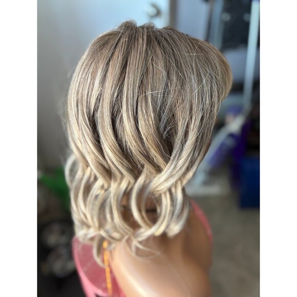 Belle tress Icon Collection  “Hepburn” wig in color Cool Chai Blonde New main image 8